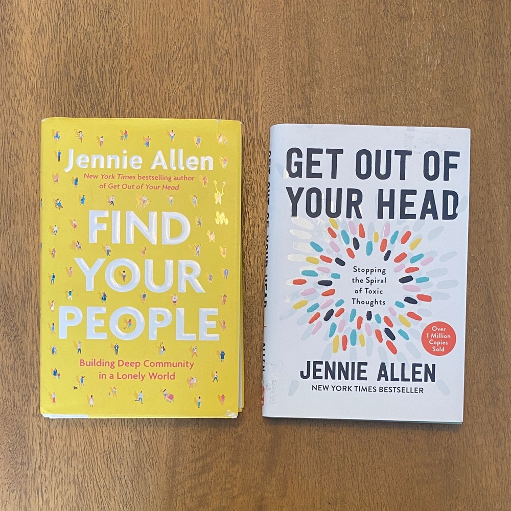Jennie Allen Book Set - Get out of your head & Find your people